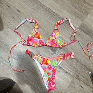 NWT Cozyease small cheeky bikini set - adjustable